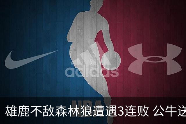 雄鹿不敌森林狼遭遇3连败 公牛送灰熊7连败
